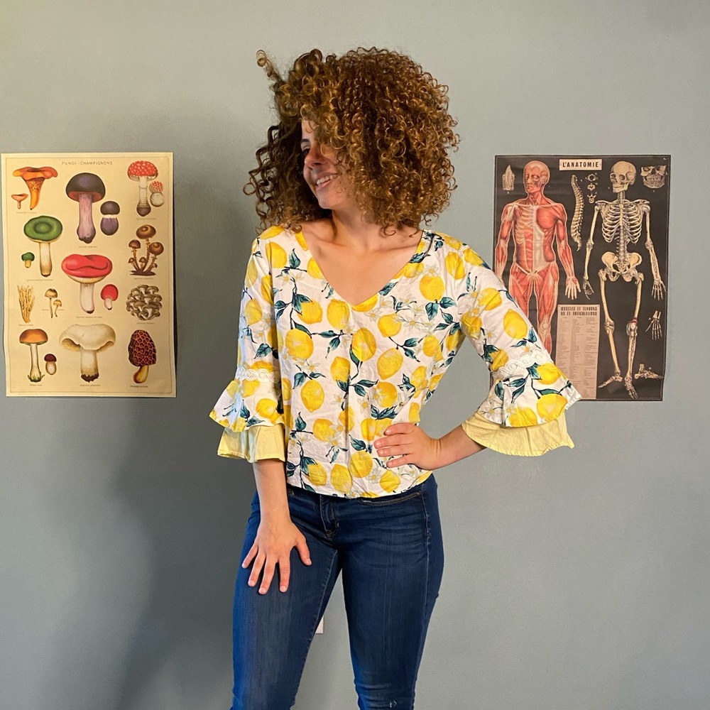 Flirty Lemon Top